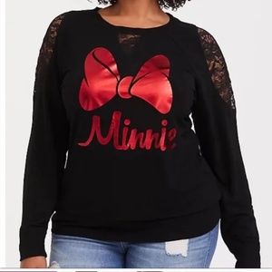 Torrid Minnie Mouse sweater